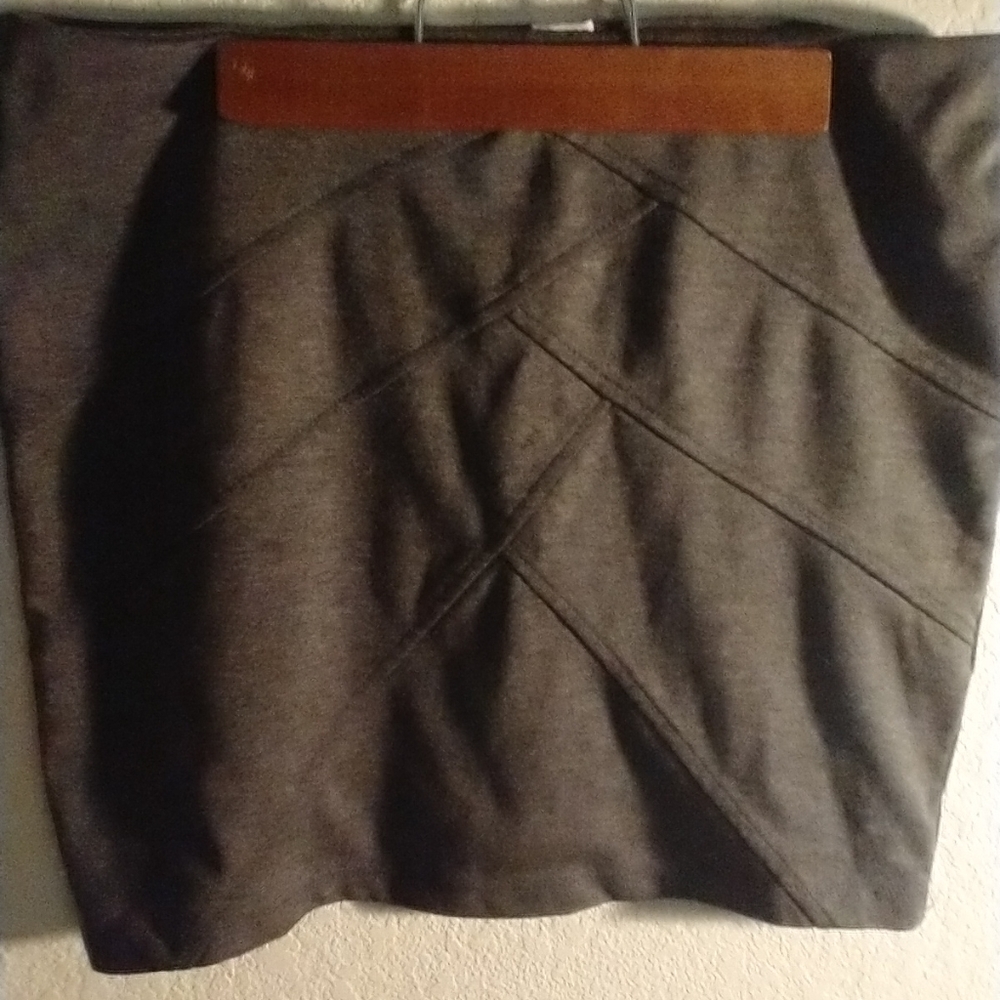 Basic House L mini skirt grey.